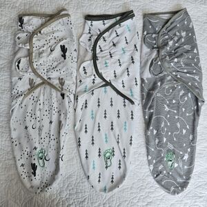 Baby Newborn Swaddle Sleep Sack Blanket 3 Pack 0-3 Months